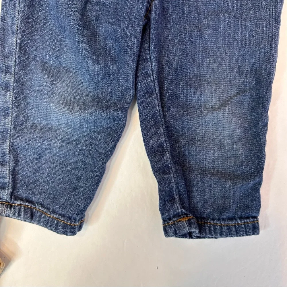 Carter's Tan and Blue 2Pairs of Boy Pants Kids Jeans and khaki pants Size 9Month